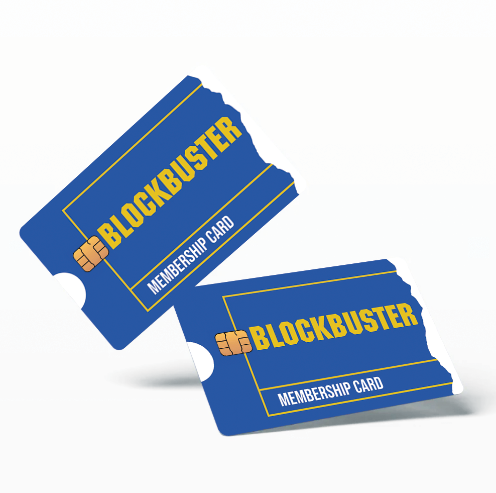 Block Buster Membership Card