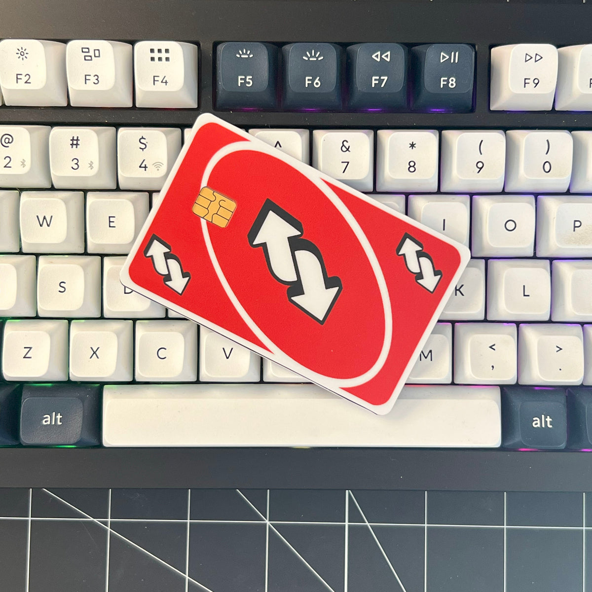 Red Uno Reverse Sticker Uno Reverse Card - Red – Creative Card Stickers